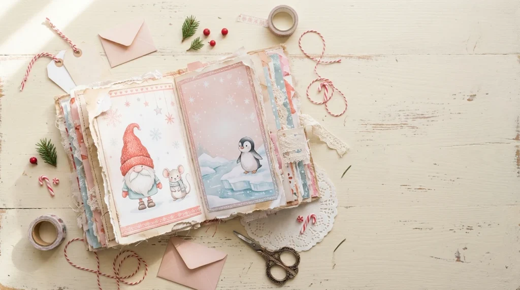 whimsical-christmas-junk-journal-pages